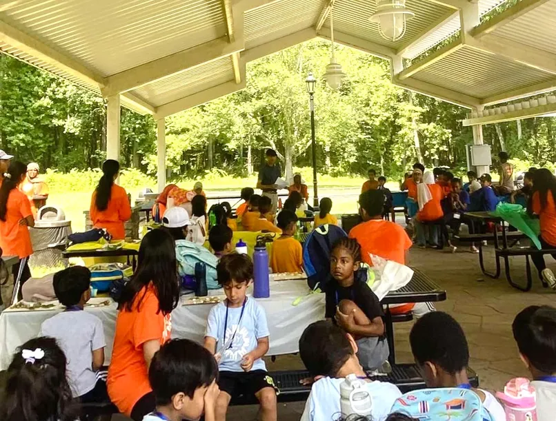 Students at a Boys and Girls Club outdoor event